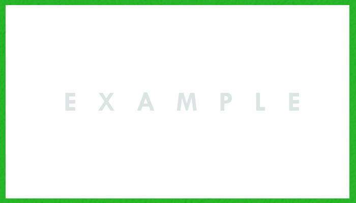 Product Example
