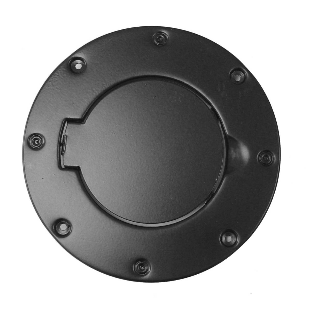 Rugged Ridge Gas Cap Door, Non-Locking, Black; 97-06 Jeep Wrangler TJ  # Gas Cap Door, Non-Locking, Black; 97-06 Jeep Wrangler TJ | Nelson  Truck