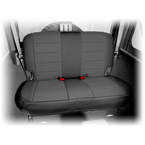 Rugged Ridge Seat Cover, Rear, Neoprene Black; 07-18 Jeep Wrangler JK  # Seat Cover, Rear, Neoprene Black; 07-18 Jeep Wrangler JK | Nelson  Truck