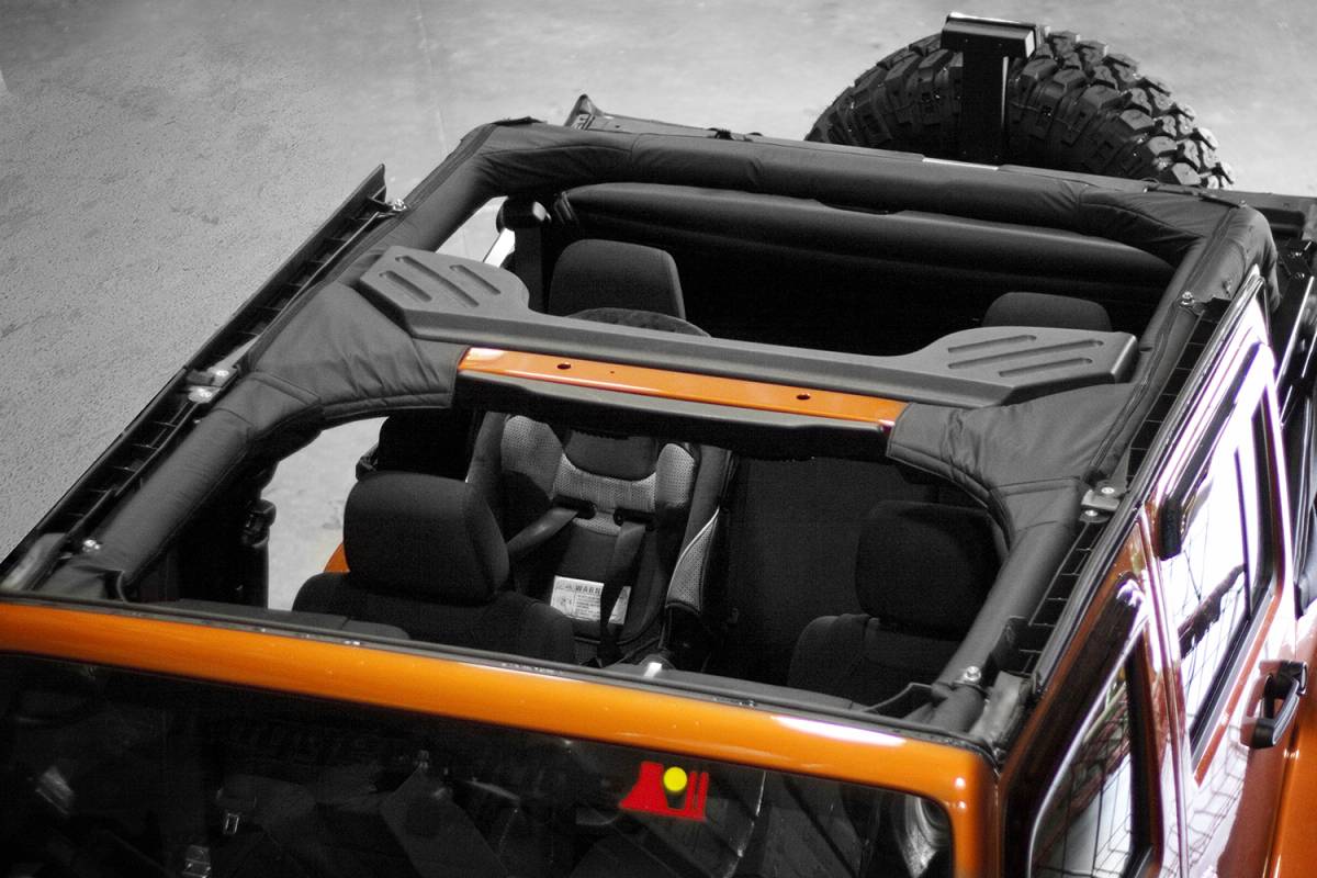 Rugged Ridge Roll Bar Cover, Polyester; 07-18 Jeep Wrangler JKU # Roll  Bar Cover, Polyester; 07-18 Jeep Wrangler JKU | Nelson Truck