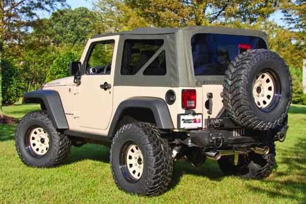 Rugged Ridge Soft Top, Khaki, Tinted Windows; 07-09 Jeep Wrangler JK  # Soft Top, Khaki, Tinted Windows; 07-09 Jeep Wrangler JK | Nelson  Truck