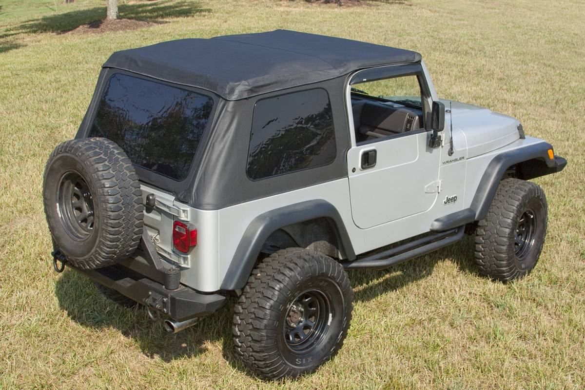 Rugged Ridge XHD Soft Top, Bowless, Black Diamond; 97-06 Jeep Wrangler TJ  # XHD Soft Top, Bowless, Black Diamond; 97-06 Jeep Wrangler TJ |  Nelson Truck