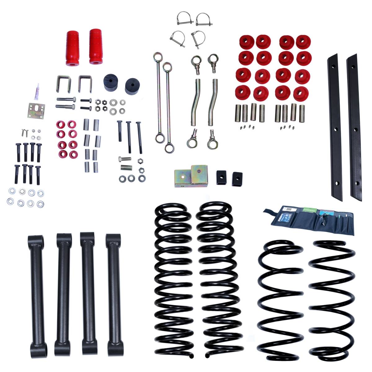 Rugged Ridge Suspension Lift Kit, 4 Inch, No Shocks; 0306 Jeep