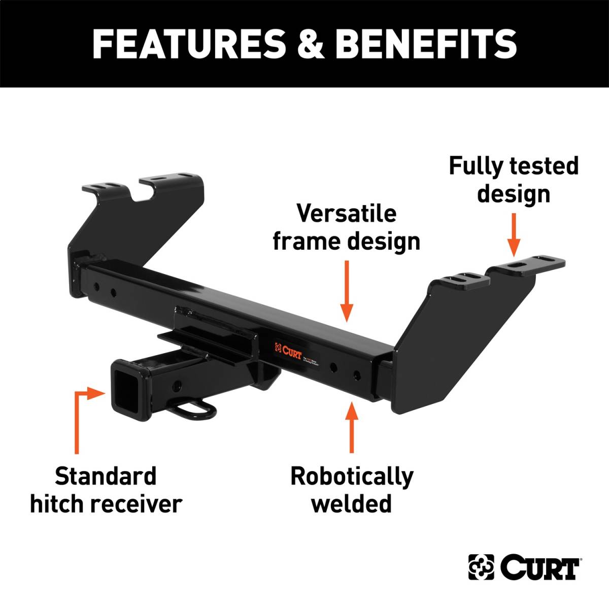 人気商品！】 Curt 15901ユニバーサルweld-on Hitch Trailer Curt Hitch 