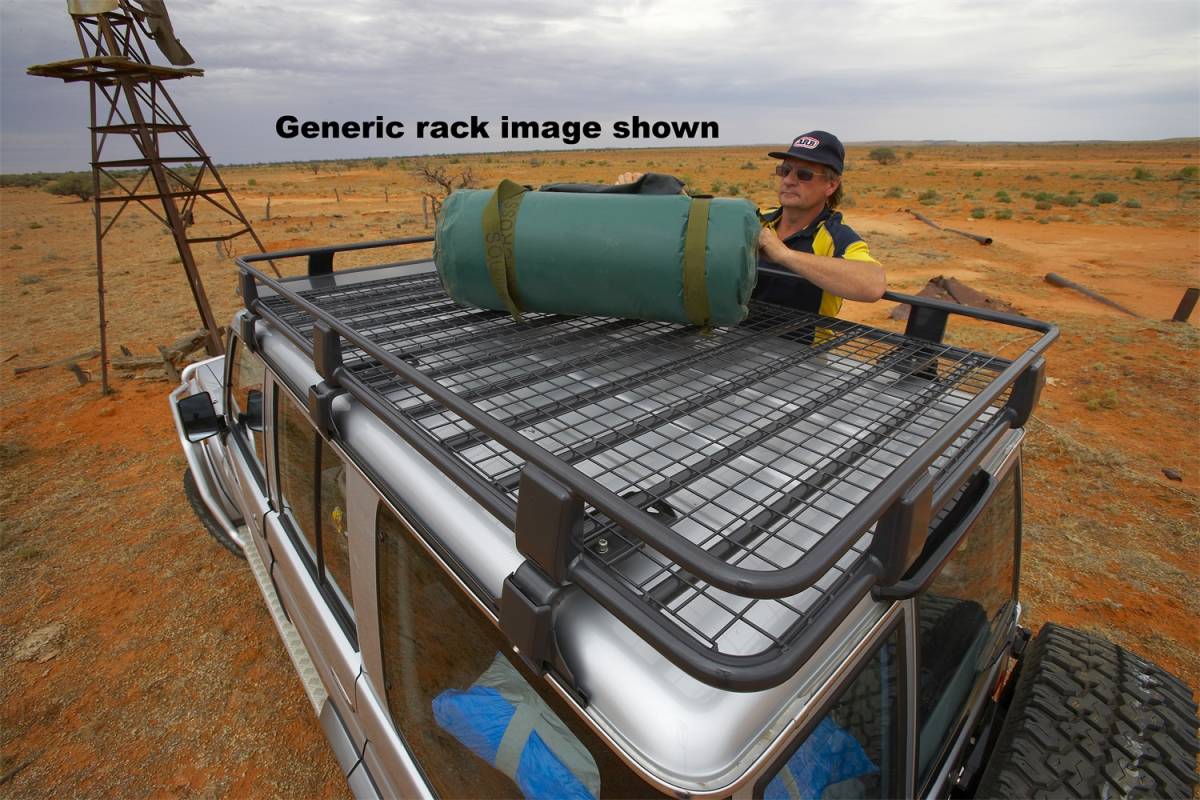 High Flat Aluminum Alloy Roof Rack w/AmplimeshMesh Floor 330 lbs Wide x 7 in Max Load Rating Roof Rack Long x 51 in ARB 4913020M Roof Rack 80 in High Flat Aluminum Alloy Roof Rack w/AmplimeshMesh Floor 330 lbs Wide x 7 in Max Load Rating Roof Rack Long x 51 in ARB 4913020M Roof Rack 80 in