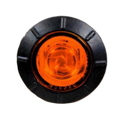 Maxxima - Maxxima 3/4" Round P2 Clearance Marker Amber Lens (M09320Y)