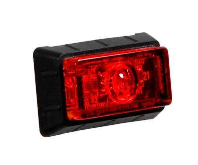 Maxxima - Maxxima 1.50" Rectangular P2 Clearance Marker Red Lens (M09350R)