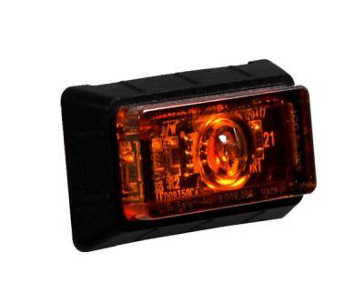 Maxxima - Maxxima 1.50" Rectangular P2 Clearance Marker Amber Lens (M09350Y)