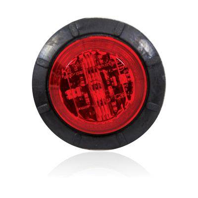 Maxxima - Maxxima 6 LED 1.25" Round Red Low Profile Combination P2PC Clearance Marker (M09410R)