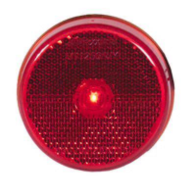 Maxxima - Maxxima 2 1/2" Round Red Reflectorized Clearance Marker Light (M11256R)