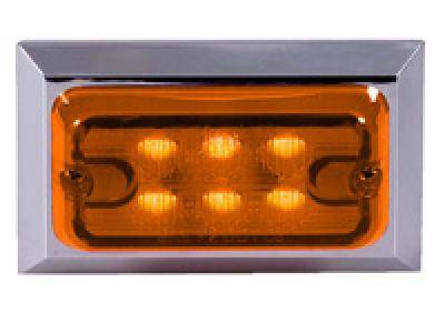 Maxxima - Maxxima Rectangular Amber Clearance Marker Light (M20321Y)