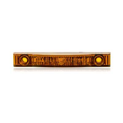 Maxxima - Maxxima Low Profile 4" Rectangular P2PC Amber Clearance Marker Light (M20341Y)