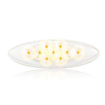 Maxxima - Maxxima Oval Amber Clear Lens LED Side Turn / Side Marker (M20344YCL)