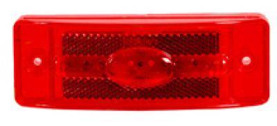 Maxxima - Maxxima Red 2" x 6" Reflectorized Combination Clearance Marker (M20391R)