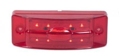 Maxxima - Maxxima 2" x 6" Super Bright Red Combination Clearance Marker (M20395R)