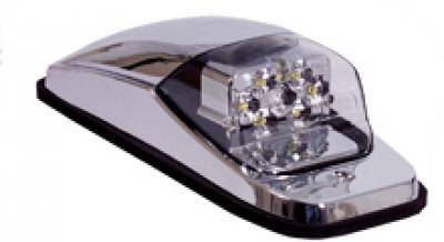 Maxxima - Maxxima Chrome LED Upper Cab Marker Light (Clear Lens) (M27011YCL)