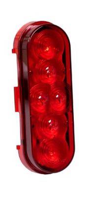 Maxxima - Maxxima 6 LED Oval Stop/Tail/Turn Light (M63346R)