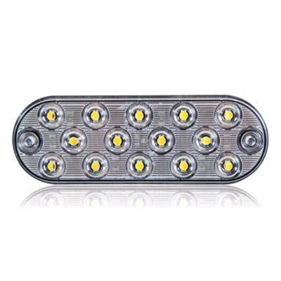 Maxxima - Maxxima Low Profile Thin Oval White Surface Mount Backup Light (M63350)