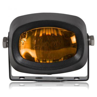 Maxxima - Maxxima COMPACT MINI SELECTIVE YELLOW FOG LIGHT 12/24V BLACK HOUSING (MFL-200SY)