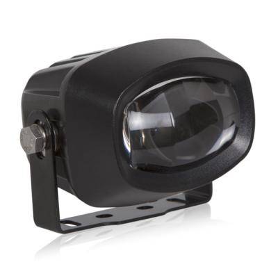 Maxxima - Maxxima COMPACT MINI WHITE FOG LIGHT 12/24V BLACK HOUSING (MFL-200W)