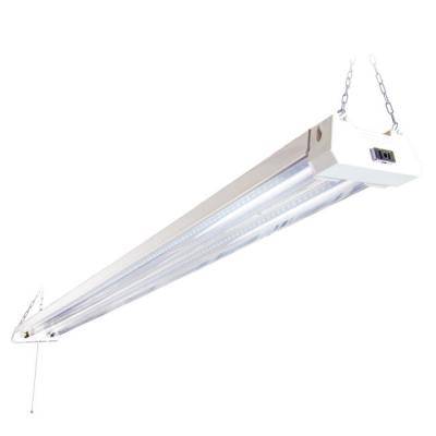 Maxxima - Maxxima 4 ft. Utility LED Shop Light Fixture, Linkable, Clear Lens 5000K Daylight 4800 Lumens (MSL-404800C)