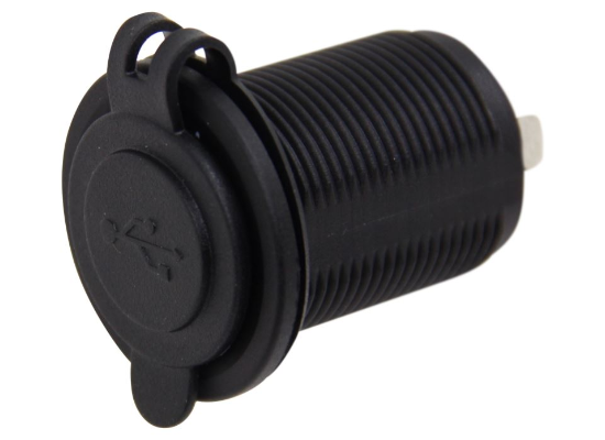 Bulldog Winch - Bulldog Winch USB Power Socket, Dual 5V 1A & 2.1A with cover & 3 Mounting Brackets (20287)