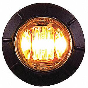 Maxxima - Maxxima 3/4" Amber Combination Clearance Marker Light (M09300Y)
