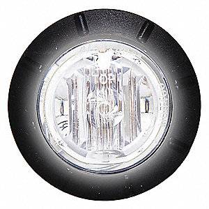 Maxxima - Maxxima 1 1/4" White LED Mini Courtesy Marker Light (M09400WCL)