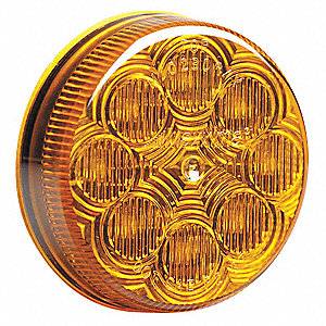 Maxxima - Maxxima 2 1/2" Round Amber Clearance Marker (M16280Y)