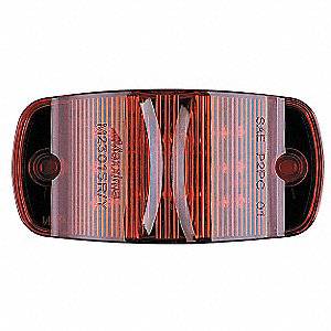 Maxxima - Maxxima 4" Combination Red Clearance Marker Light (M23015R)