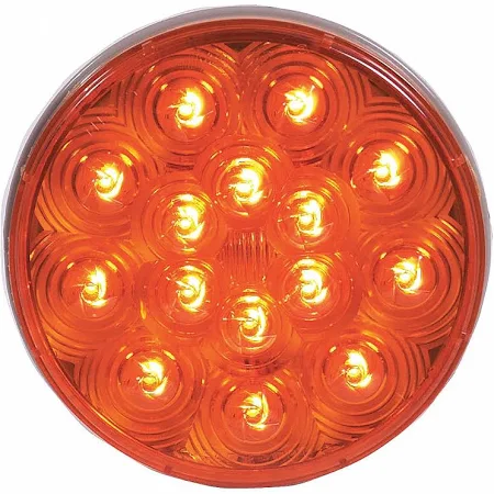 Maxxima - Maxxima 4" Round AMBER PARK/FRONT & REAR turn (M42322Y)