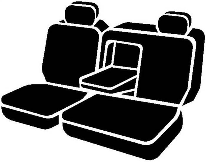 Fia - Fia Wrangler Solid Seat Cover TRS42-17BLACK