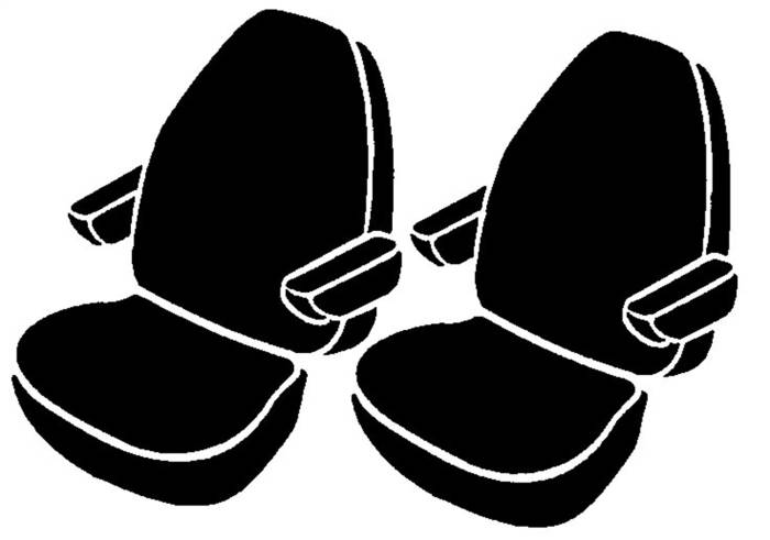Fia - Fia Wrangler Universal Fit Seat Cover TR43-3BLACK