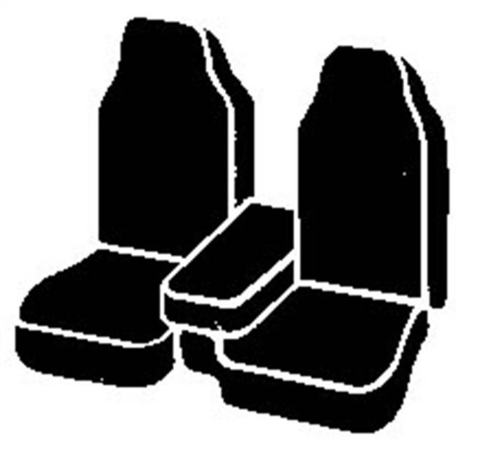 Fia - Fia Wrangler Custom Seat Cover TR47-63BLACK