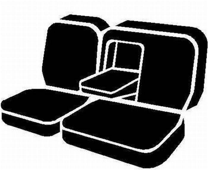 Fia - Fia Wrangler Custom Seat Cover TR42-32BLACK