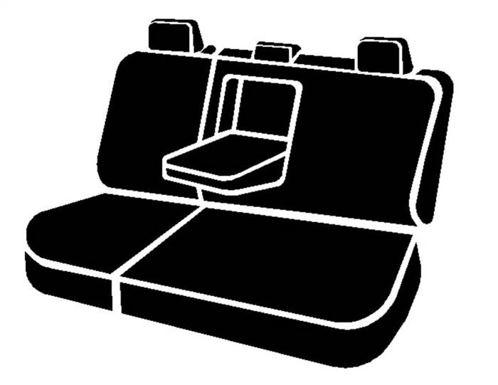 Fia - Fia Wrangler Solid Seat Cover TRS42-85BLACK