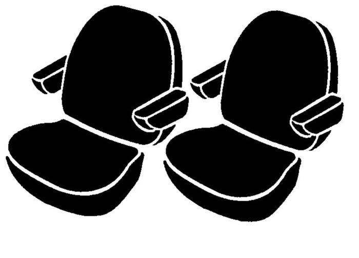 Fia - Fia Wrangler Universal Fit Seat Cover TR43-4BLACK