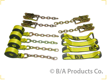 BA Products - BA Products Long 4pt. Strap w/Chain (38-200C-L)