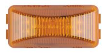 Maxxima - Maxxima RECTANGLE 8 LED CLEARANCE AMBER (M20320Y)