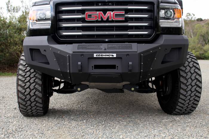 Go Rhino - Go Rhino - 24260T - BR10.5 Winch-ready HD Front Bumper Replacement are designed to fit each vehicle