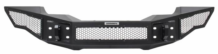 Go Rhino - Go Rhino - 331200T - Wrangler Rockline Winch & LED Ready Full Width Bumper w/ No Overrider Bar