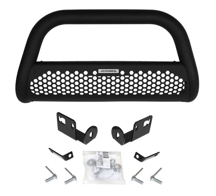 Go Rhino - Go Rhino - 55217T - RHINO! Charger RC2 Bull Bar & Mounting Brackets