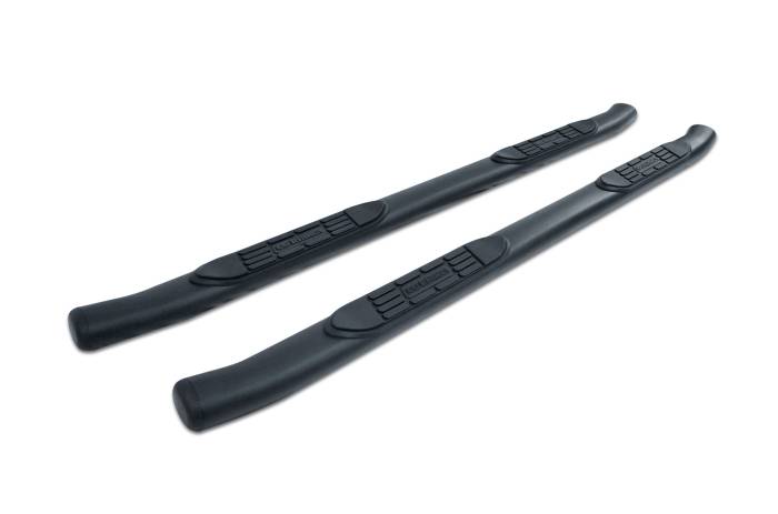 Go Rhino - Go Rhino - 67047T - 415 Series SideSteps (Cab Length) - Textured black with Plastic End Caps