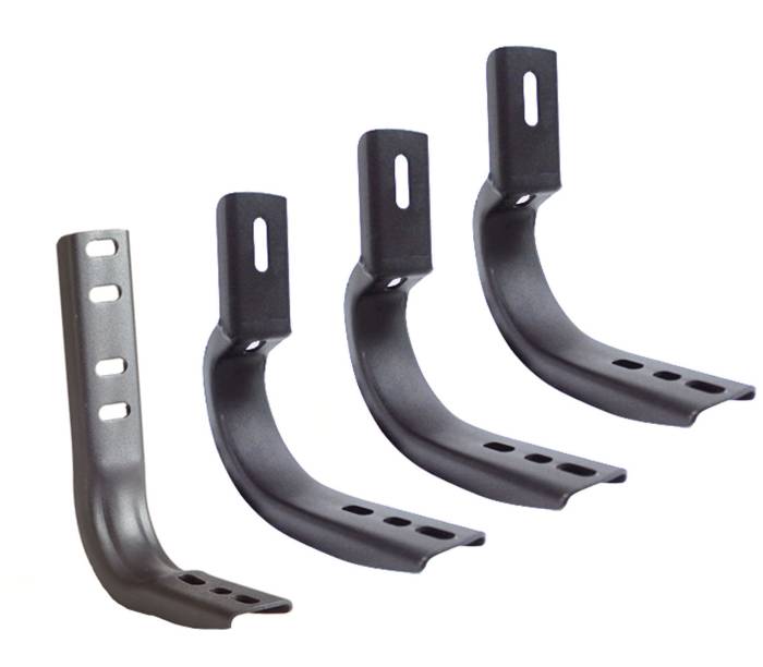 Go Rhino - Go Rhino - 6840406 - Brackets for 6in OE Xtreme Wheel-to-Wheel SideSteps for Diesel Vehicles