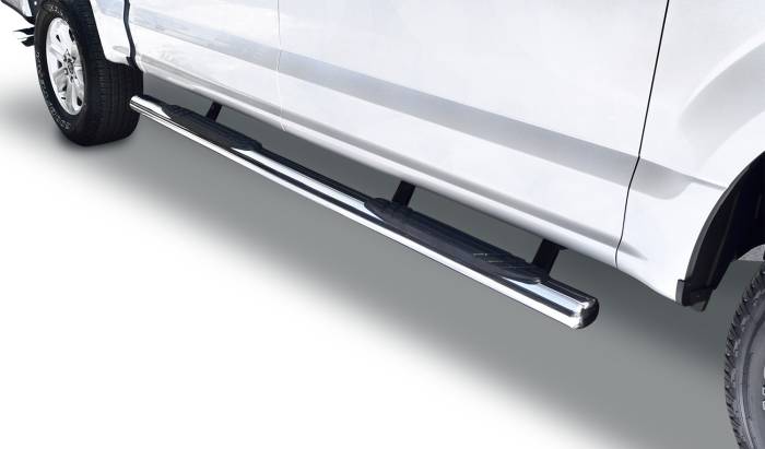 Go Rhino - Go Rhino - 684415587PS - 4in OE Xtreme SideSteps Kit - 87in Long Stainless + Mounting Brackets