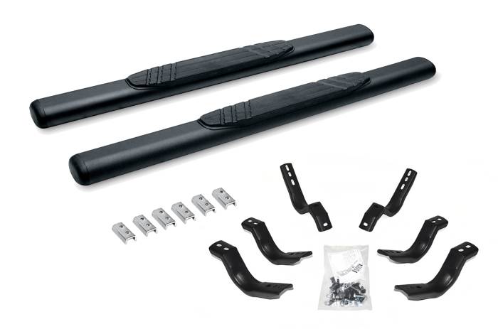 Go Rhino - Go Rhino - 684441552T - 4in OE Xtreme SideSteps Kit - 52in Long Textured Black + Mounting Brackets