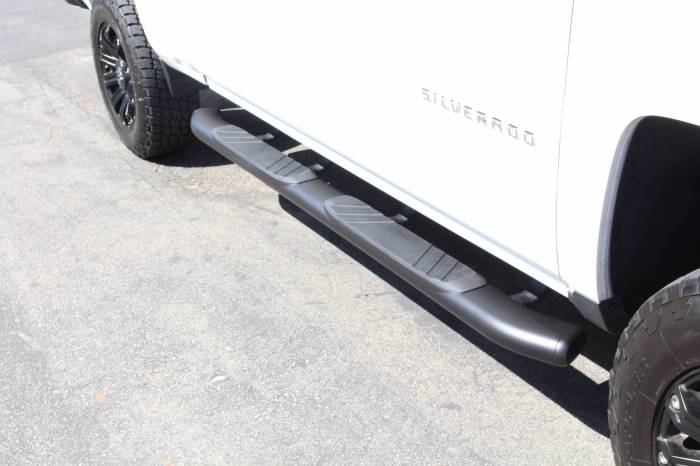 Go Rhino - Go Rhino - 685404680CB - 5in OE Xtreme Composite SideSteps Kit + 4 Brackets Per Side (Gas Only)