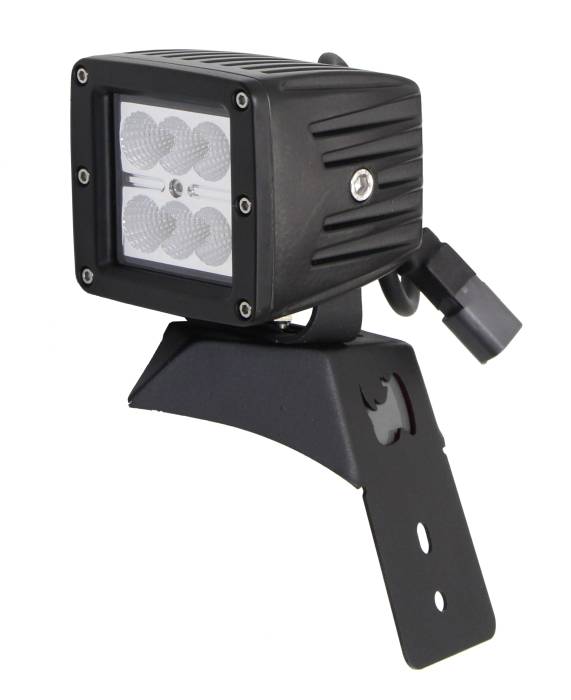 Go Rhino - Go Rhino - 730035T - Jeep Wrangler JL & JLU Hood Latch Pod Mount kit for a Single Cube