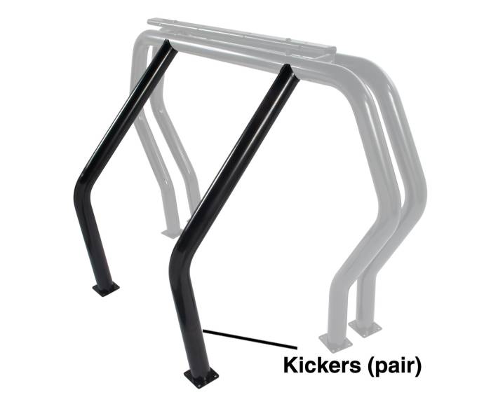Go Rhino - Go Rhino - 9590B - Go Rhino! Bed Bars - Pair of Kickers (Behind Wheel Wells)