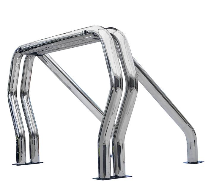 Go Rhino - Go Rhino - 9609560DSC - Go Rhino! Bed Bars- Double Bar/Single Kicker (Between Wheel Wells)